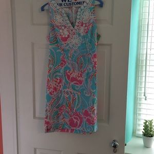 Lilly Pulitzer jellies be jamming shift dress
